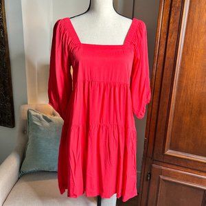 Shinestar 3/4 Balloon Sleeve Summer Dress A-Line